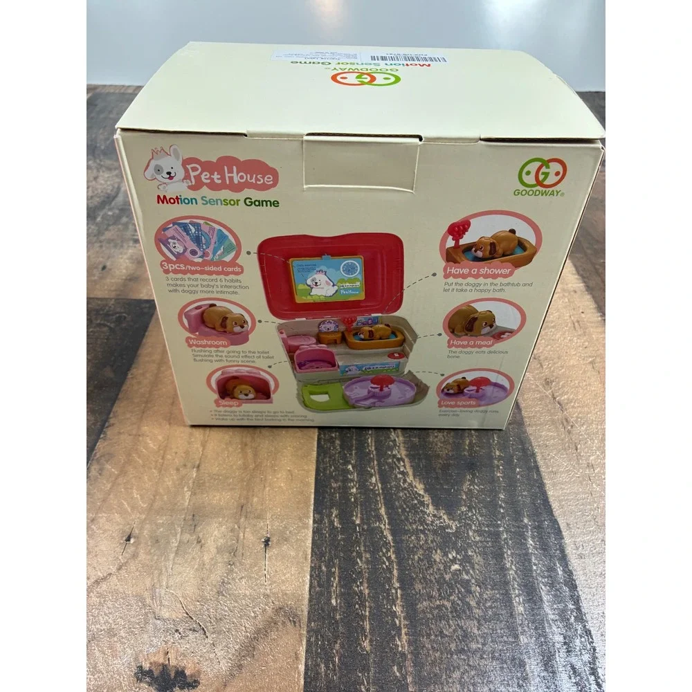 Goodway Pet House Motion Sensor Game Toddler Interactive Toy‎ with Sound Music